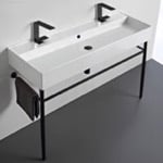 Scarabeo 8031/R-120B-CON-BLK Sink Finish